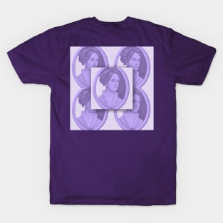 Cameo Overlay Tile Shades of Lavender T-Shirt